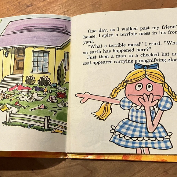 Sesame Street Sherlock Hemlock Book - 1972 vintage edition - Picture 5 of 11